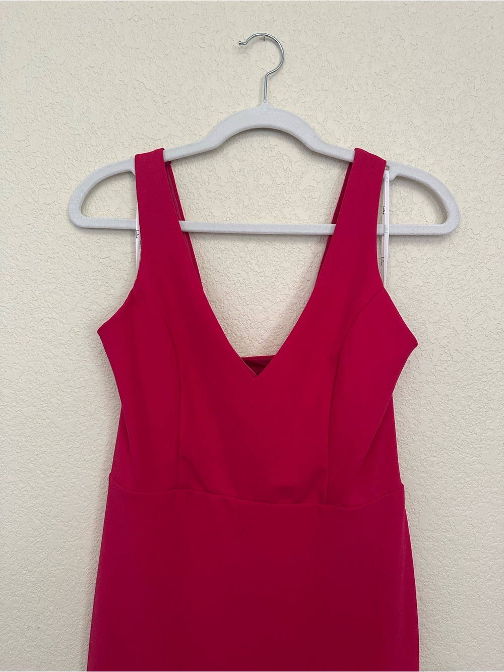 Lulus Pleased to Meet Me Magenta Backless Mermaid Maxi Dress Size Medium NWT - Picture 7 of 14